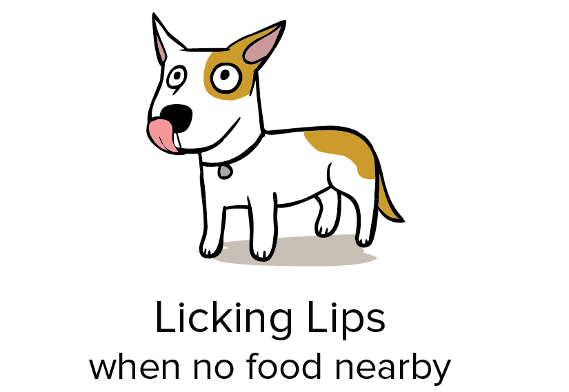 licking lips