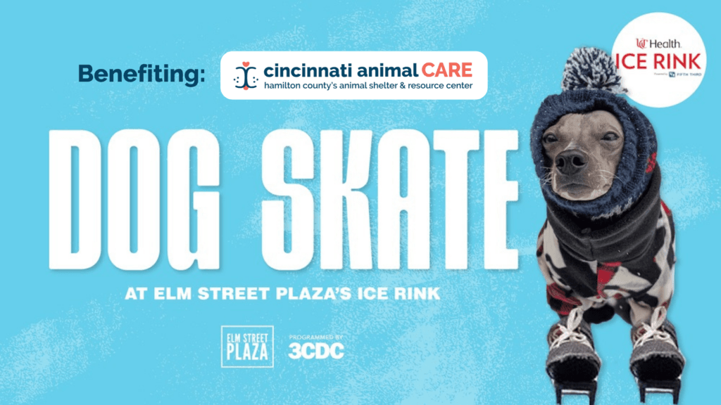 Dog Skate at UC Health Rink benefiting cincinnati animal care