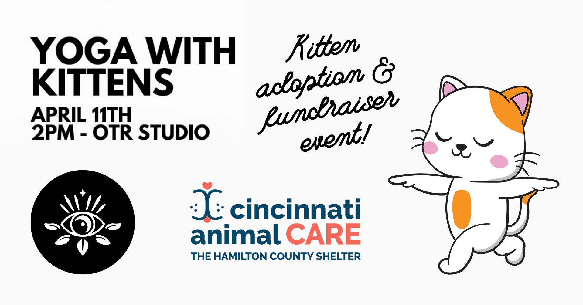 event cover photo for kitten yoga event
