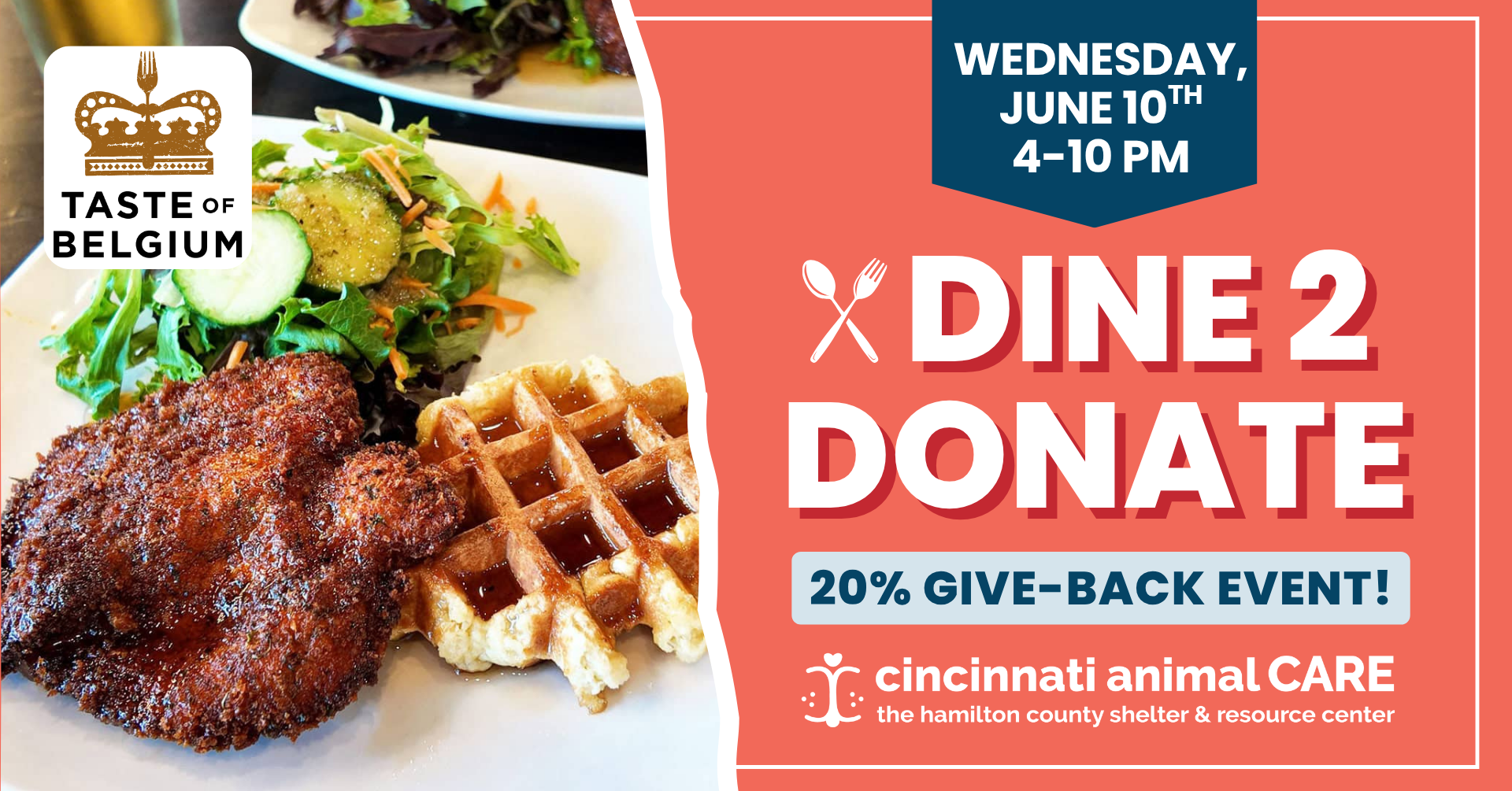 Taste of Belgium Dine to Donate June 2026